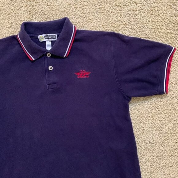 ⭐️Moon Eyes Polo Shirt with Embroidery Logo Size: Medium <Gently Used> - Picture 1 of 3